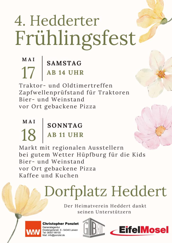 Frühlingsmarkt Flyer